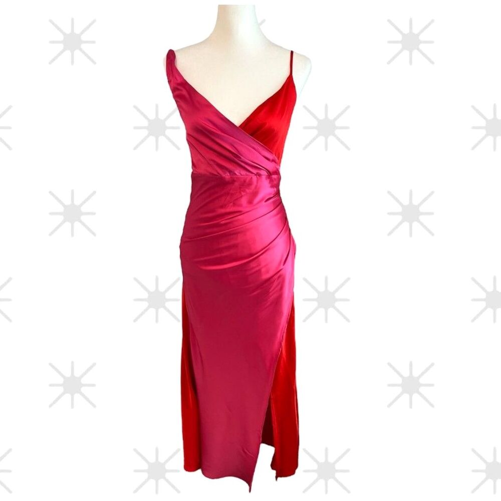 Petal & Pup Red Midi Dress